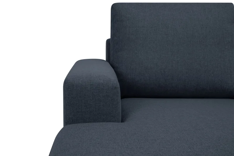 Crazy 7-seters Høyrevendt U-formet XX-Large Hjørnesofa med Divan i Stoff - Blå - Møbler - Sofaer - Hjørnesofa - Hjørnesofa med divan