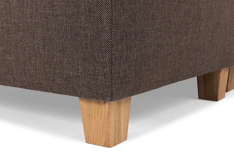 Crazy 7-seters Høyrevendt U-formet XX-Large Hjørnesofa med Divan i Stoff - Brun - Møbler - Sofaer - Hjørnesofa - Hjørnesofa med divan