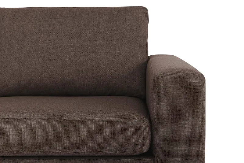 Crazy 7-seters Høyrevendt U-formet XX-Large Hjørnesofa med Divan i Stoff - Brun - Møbler - Sofaer - Hjørnesofa - Hjørnesofa med divan