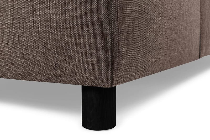 Crazy 7-seters Høyrevendt U-formet XX-Large Hjørnesofa med Divan i Stoff - Brun - Møbler - Sofaer - Hjørnesofa - Hjørnesofa med divan