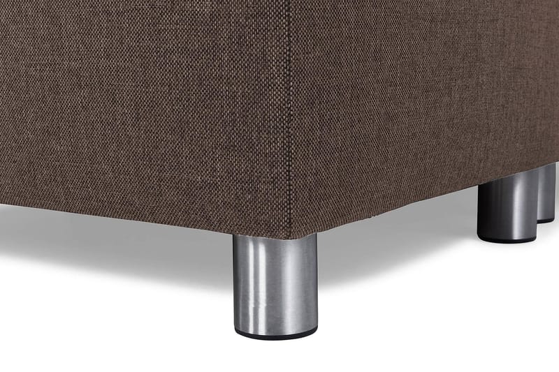 Crazy 7-seters Høyrevendt U-formet XX-Large Hjørnesofa med Divan i Stoff - Brun - Møbler - Sofaer - Hjørnesofa - Hjørnesofa med divan