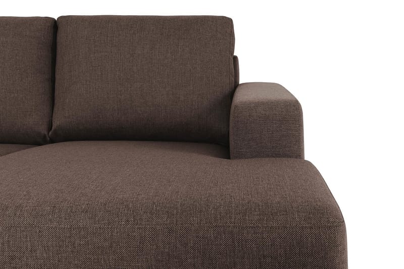 Crazy 7-seters Høyrevendt U-formet XX-Large Hjørnesofa med Divan i Stoff - Brun - Møbler - Sofaer - Hjørnesofa - Hjørnesofa med divan