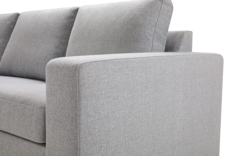 Crazy 7-seters Høyrevendt U-formet XX-Large Hjørnesofa med Divan i Stoff - Grå - Møbler - Sofaer - Hjørnesofa - Hjørnesofa med divan