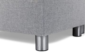 Crazy 7-seters Høyrevendt U-formet XX-Large Hjørnesofa med Divan i Stoff - Grå - Møbler - Sofaer - Hjørnesofa - Hjørnesofa med divan