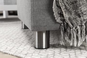Crazy 7-seters Høyrevendt U-formet XX-Large Hjørnesofa med Divan i Stoff - Grå - Møbler - Sofaer - Hjørnesofa - Hjørnesofa med divan