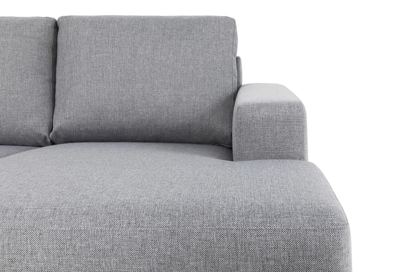 Crazy 7-seters Høyrevendt U-formet XX-Large Hjørnesofa med Divan i Stoff - Grå - Møbler - Sofaer - Hjørnesofa - Hjørnesofa med divan