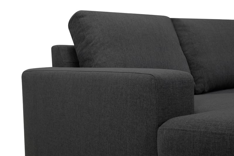 Crazy 7-seters Høyrevendt U-formet XX-Large Hjørnesofa med Divan i Stoff - Mørk grå - Møbler - Sofaer - Hjørnesofa - Hjørnesofa med divan