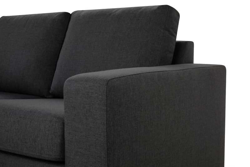 Crazy 7-seters Høyrevendt U-formet XX-Large Hjørnesofa med Divan i Stoff - Mørk grå - Møbler - Sofaer - Hjørnesofa - Hjørnesofa med divan