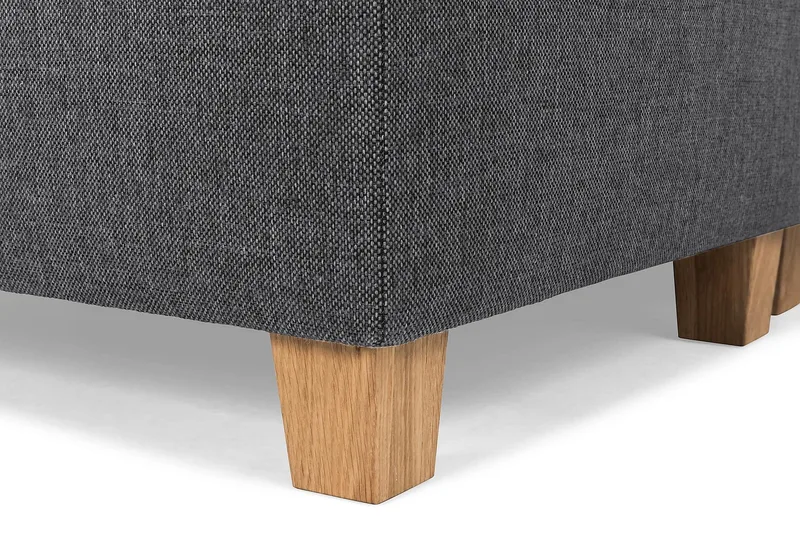 Crazy 7-seters Høyrevendt U-formet XX-Large Hjørnesofa med Divan i Stoff - Mørk grå - Møbler - Sofaer - Hjørnesofa - Hjørnesofa med divan