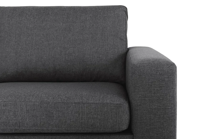 Crazy 7-seters Høyrevendt U-formet XX-Large Hjørnesofa med Divan i Stoff - Mørk grå - Møbler - Sofaer - Hjørnesofa - Hjørnesofa med divan