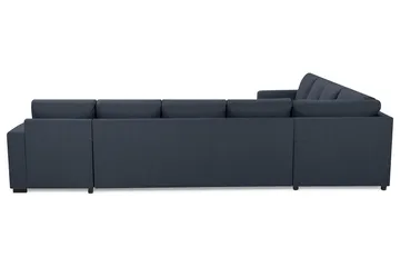 Crazy 7-seters Høyrevendt U-formet XX-Large Hjørnesofa med Divan i Stoff - Mørkeblå - Møbler - Sofaer - Hjørnesofa - Hjørnesofa med divan