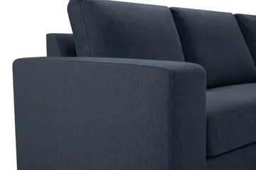 Crazy 7-seters Høyrevendt U-formet XX-Large Hjørnesofa med Divan i Stoff - Mørkeblå - Møbler - Sofaer - Hjørnesofa - Hjørnesofa med divan