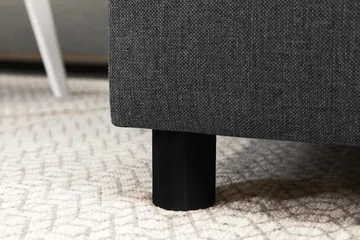 Crazy 7-seters Høyrevendt U-formet XX-Large Hjørnesofa med Divan i Stoff - Mørkegrå - Møbler - Sofaer - Hjørnesofa - Hjørnesofa med divan