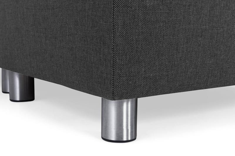 Crazy 7-seters Vendbar L-formet XX-Large Hjørnesofa i Stoff - Antrasitt - Møbler - Sofaer - Hjørnesofa