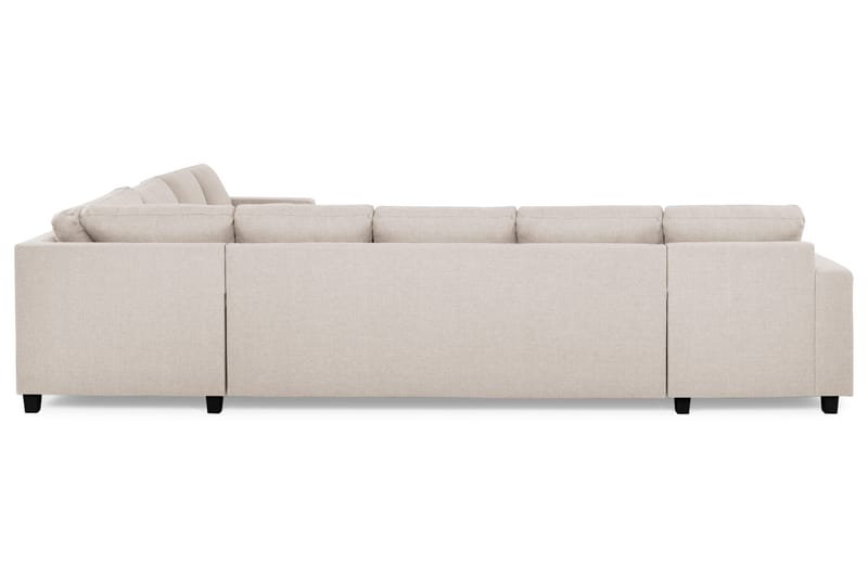 Crazy 7-seters Vendbar L-formet XX-Large Hjørnesofa i Stoff - Beige - Møbler - Sofaer - Hjørnesofa