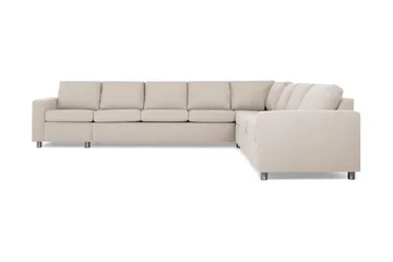 Crazy 7-seters Vendbar L-formet XX-Large Hjørnesofa i Stoff