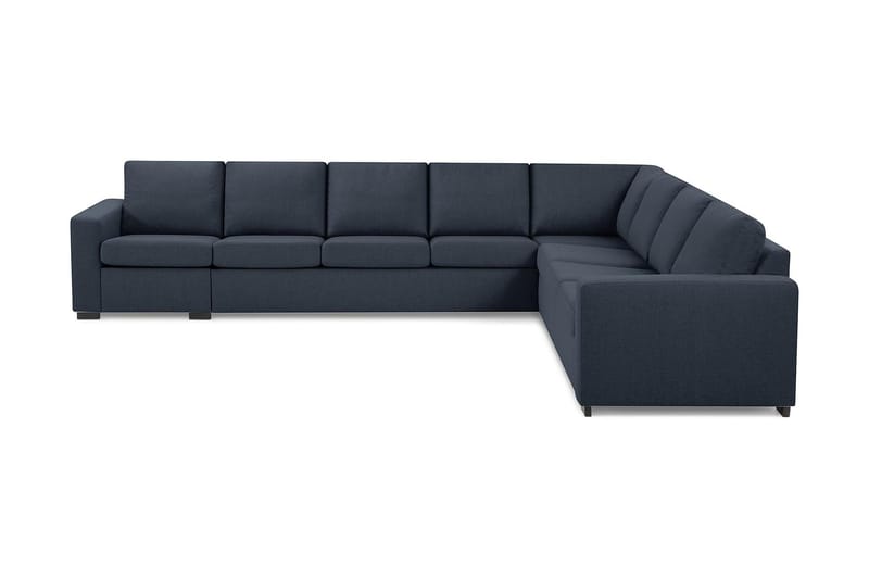 Crazy 7-seters Vendbar L-formet XX-Large Hjørnesofa i Stoff - Blå - Møbler - Sofaer - Hjørnesofa