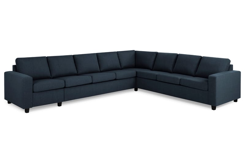 Crazy 7-seters Vendbar L-formet XX-Large Hjørnesofa i Stoff - Blå - Møbler - Sofaer - Hjørnesofa