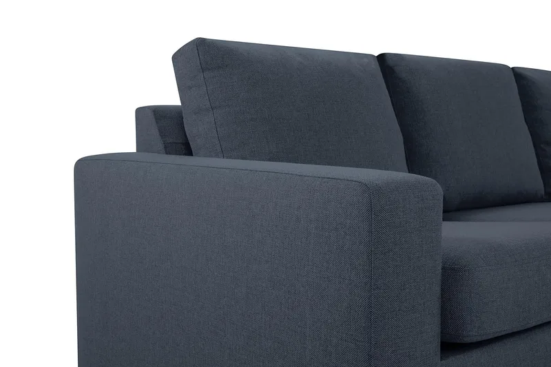 Crazy 7-seters Vendbar L-formet XX-Large Hjørnesofa i Stoff - Blå - Møbler - Sofaer - Hjørnesofa