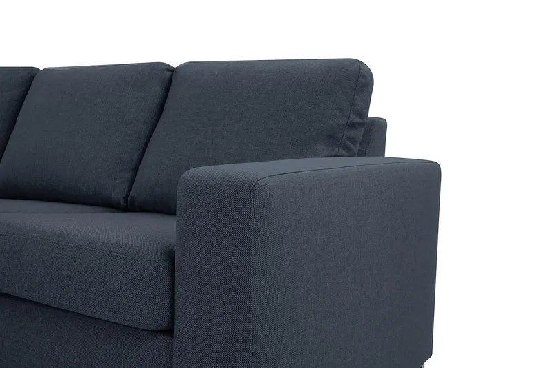 Crazy 7-seters Vendbar L-formet XX-Large Hjørnesofa i Stoff - Blå - Møbler - Sofaer - Hjørnesofa