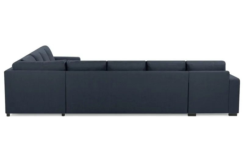 Crazy 7-seters Vendbar L-formet XX-Large Hjørnesofa i Stoff - Blå - Møbler - Sofaer - Hjørnesofa