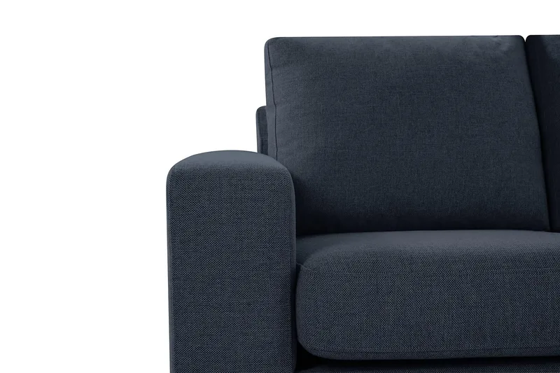 Crazy 7-seters Vendbar L-formet XX-Large Hjørnesofa i Stoff - Blå - Møbler - Sofaer - Hjørnesofa