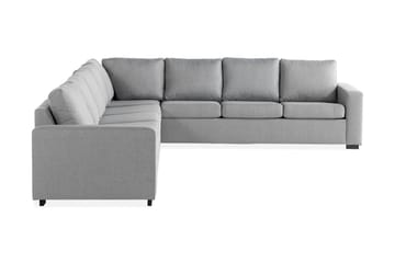 Crazy 7-seters Vendbar L-formet XX-Large Hjørnesofa i Stoff - Grå - Møbler - Sofaer - Hjørnesofa