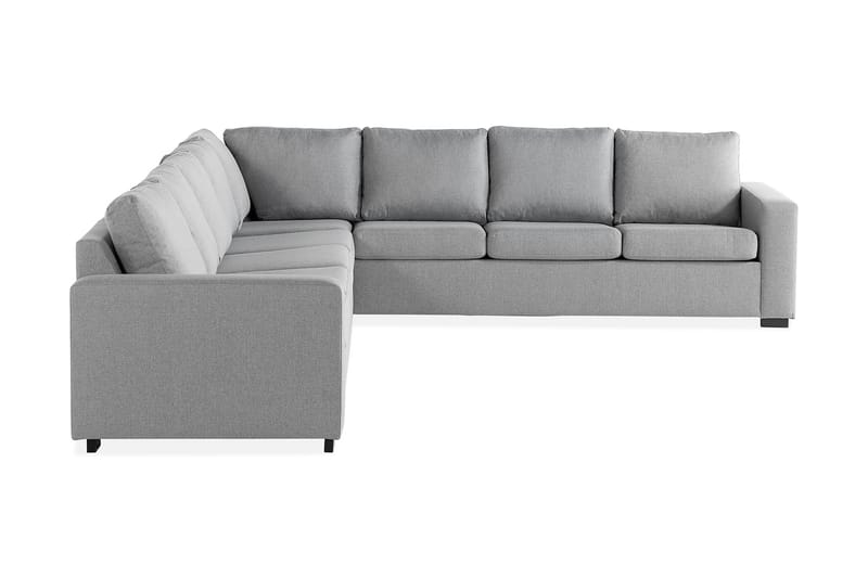 Crazy 7-seters Vendbar L-formet XX-Large Hjørnesofa i Stoff - Grå - Møbler - Sofaer - Hjørnesofa