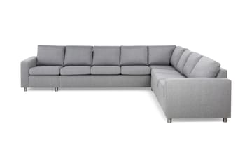 Crazy 7-seters Vendbar L-formet XX-Large Hjørnesofa i Stoff