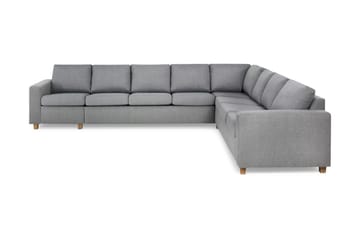 Crazy 7-seters Vendbar L-formet XX-Large Hjørnesofa i Stoff