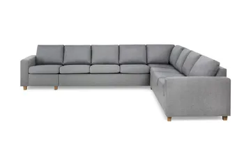 Crazy 7-seters Vendbar L-formet XX-Large Hjørnesofa i Stoff