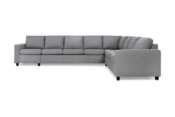 Crazy 7-seters Vendbar L-formet XX-Large Hjørnesofa i Stoff