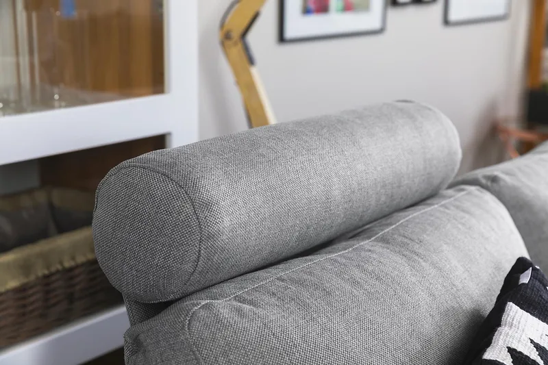 Crazy 7-seters Vendbar L-formet XX-Large Hjørnesofa i Stoff - Grå - Møbler - Sofaer - Hjørnesofa