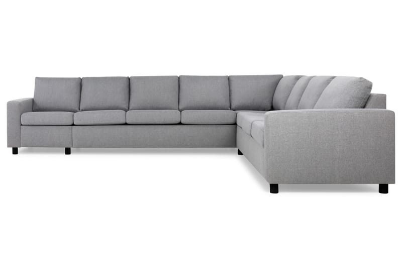 Crazy 7-seters Vendbar L-formet XX-Large Hjørnesofa i Stoff - Grå - Møbler - Sofaer - Hjørnesofa