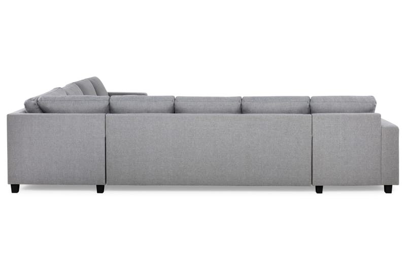 Crazy 7-seters Vendbar L-formet XX-Large Hjørnesofa i Stoff - Grå - Møbler - Sofaer - Hjørnesofa