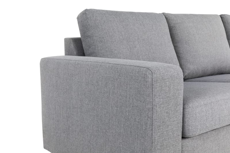 Crazy 7-seters Vendbar L-formet XX-Large Hjørnesofa i Stoff - Grå - Møbler - Sofaer - Hjørnesofa