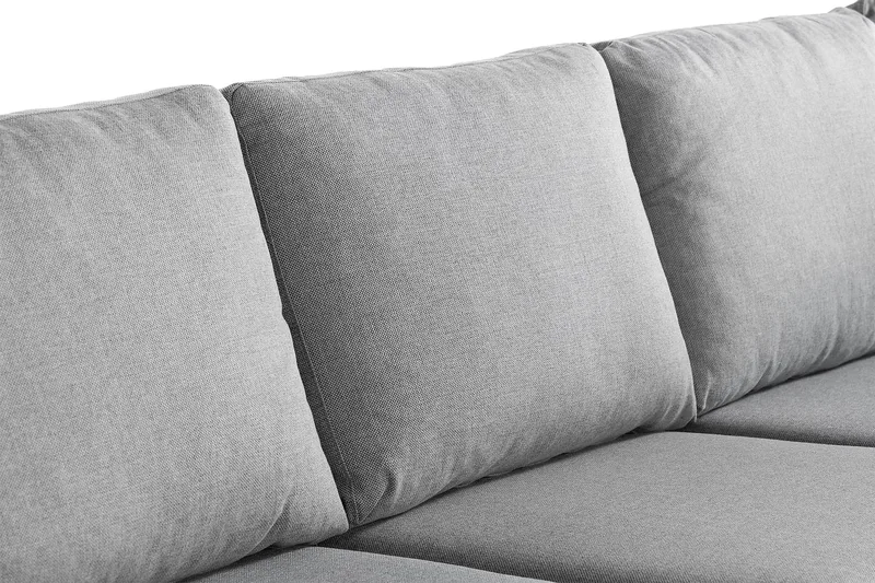 Crazy 7-seters Vendbar L-formet XX-Large Hjørnesofa i Stoff - Grå - Møbler - Sofaer - Hjørnesofa