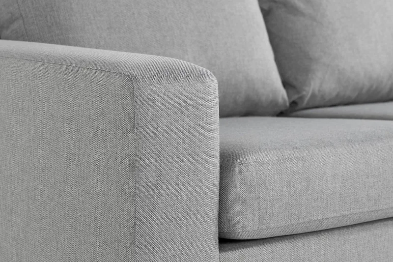 Crazy 7-seters Vendbar L-formet XX-Large Hjørnesofa i Stoff - Grå - Møbler - Sofaer - Hjørnesofa