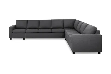 Crazy 7-seters Vendbar L-formet XX-Large Hjørnesofa i Stoff