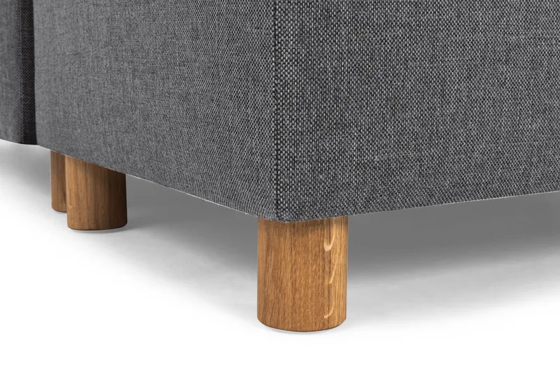 Crazy 7-seters Vendbar L-formet XX-Large Hjørnesofa i Stoff - Mørk grå - Møbler - Sofaer - Hjørnesofa