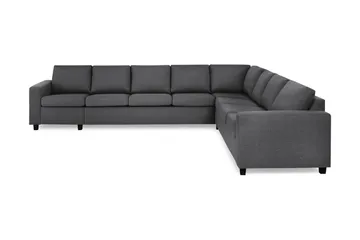 Crazy 7-seters Vendbar L-formet XX-Large Hjørnesofa i Stoff