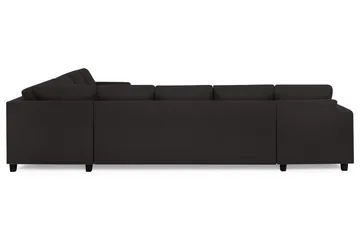 Crazy 7-seters Vendbar U-formet XX-Large Hjørnesofa med Divan i Stoff - Antrasitt - Møbler - Sofaer - Hjørnesofa - Hjørnesofa med divan