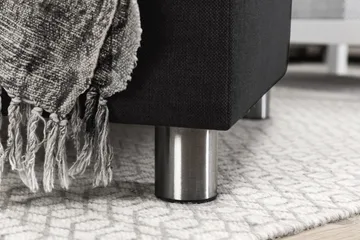 Crazy 7-seters Vendbar U-formet XX-Large Hjørnesofa med Divan i Stoff - Antrasitt - Møbler - Sofaer - Hjørnesofa - Hjørnesofa med divan