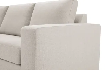 Crazy 7-seters Vendbar U-formet XX-Large Hjørnesofa med Divan i Stoff - Beige - Møbler - Sofaer - Hjørnesofa - Hjørnesofa med divan