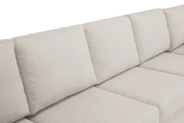 Crazy 7-seters Vendbar U-formet XX-Large Hjørnesofa med Divan i Stoff - Beige - Møbler - Sofaer - Hjørnesofa - Hjørnesofa med divan