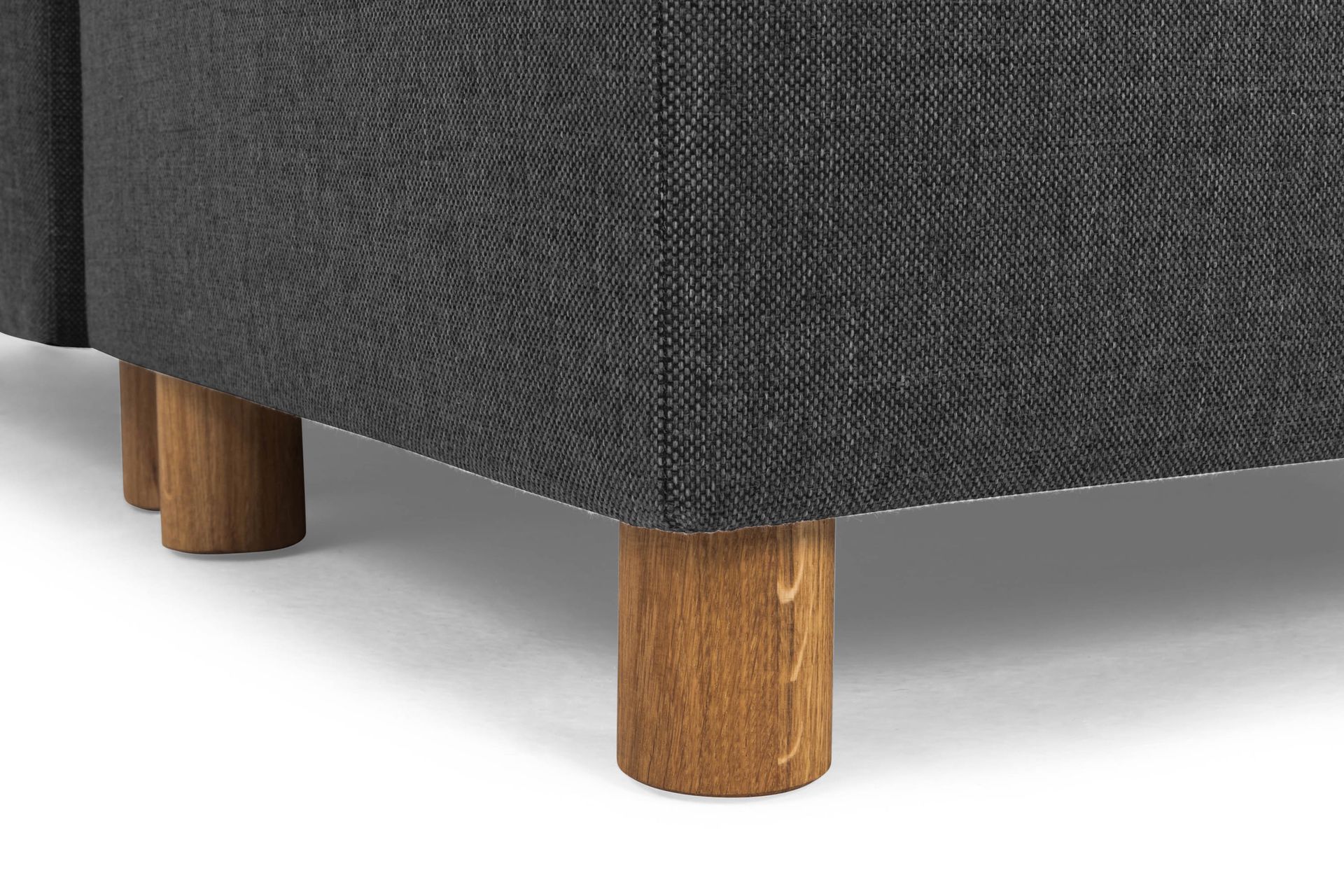 Crazy 7-seters Vendbar U-formet XX-Large Hjørnesofa med Divan i Stoff - Mørk grå / Antrasitt - Møbler - Sofaer - Hjørnesofa - Hjørnesofa med divan
