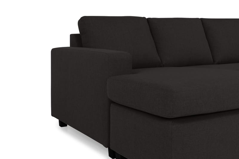 Crazy 7-seters Vendbar U-formet XX-Large Hjørnesofa med Divan i Stoff - Mørk grå / Antrasitt - Møbler - Sofaer - Hjørnesofa - Hjørnesofa med divan