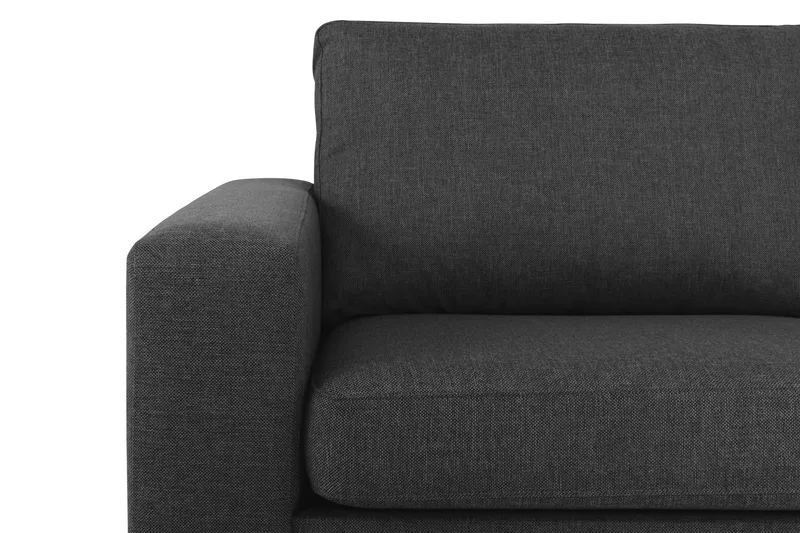 Crazy 7-seters Vendbar U-formet XX-Large Hjørnesofa med Divan i Stoff - Mørk grå / Antrasitt - Møbler - Sofaer - Hjørnesofa - Hjørnesofa med divan