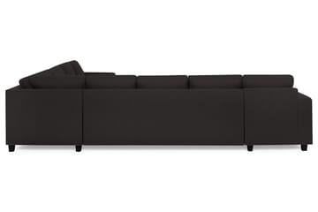 Crazy 7-seters Vendbar U-formet XX-Large Hjørnesofa med Divan i Stoff - Mørk grå / Antrasitt - Møbler - Sofaer - Hjørnesofa - Hjørnesofa med divan
