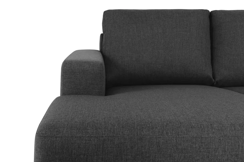 Crazy 7-seters Vendbar U-formet XX-Large Hjørnesofa med Divan i Stoff - Mørk grå / Antrasitt - Møbler - Sofaer - Hjørnesofa - Hjørnesofa med divan